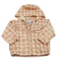 Smetanovo-růžová šusťáková jarní bunda George 