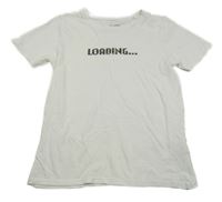 Bílé tričko s nápisem Reserved