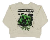 Smetanová mikina Minecraft Matalan