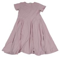 Světlerůžové bavlněné šaty Flypigs