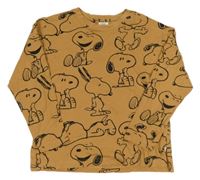 Béžové triko se Snoopym Zara