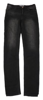 Antracitové teplákové skinny fit rifle H&M