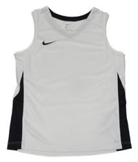 Bílo-černé sportovní funkční tílko Nike 