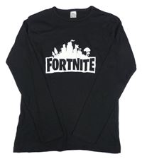 Černé triko Fortnite vel. 176