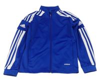 Safírová funkční sportovní propínací mikina Adidas