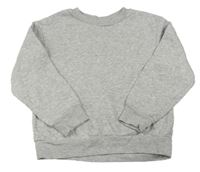 Šedá melírovaná mikina zn. H&M