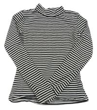 Černo-bílý pruhovaný rolák H&M