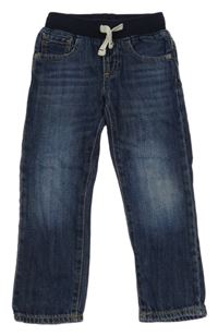 Tmavomodré rifle s úpletový pasem zn. GAP