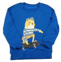 Cobaltově modrá mikina se šelmou George