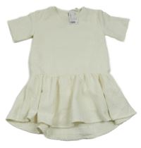 Nové - smetanové teplé šaty H&M