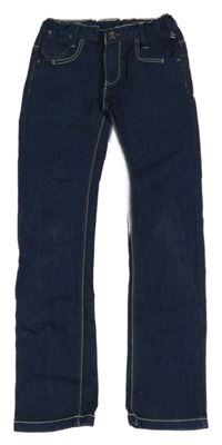 Tmavomodré teplákové rifle C&A