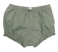 Světlekhaki kraťasy s mašličkou H&M