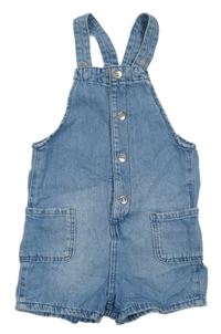 Světlemodré cargo riflové laclové kraťasy H&M