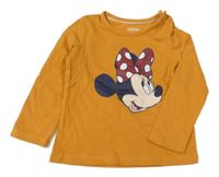 Hořčicové triko s Minnie C&A
