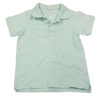Světlemodré polo tričko s výšivkou H&M