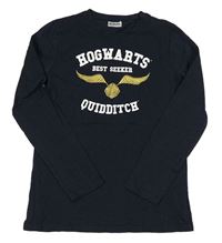 Tmavomodré triko s potiskem - Harry Potter