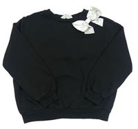 Černá mikina s mašlí H&M