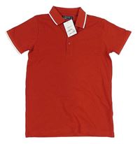Červené polo tričko Next