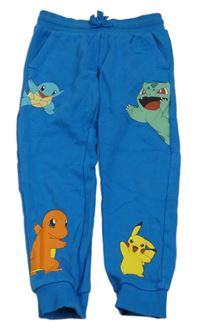 Modré tepláky s Pokémony zn. C&A