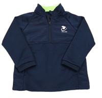 Tmavomodrá sportovní mikina s trojlístkem Dunnes