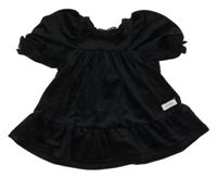 Černé plyšové šaty Newbie