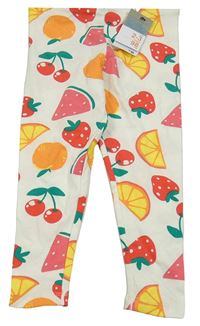 Nové - Smetanové legíny s ovocem Primark
