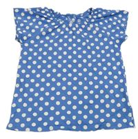 Modré puntíkaté tričko Topolino