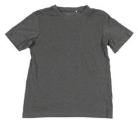 Tmavošedé melírované tričko Yigga