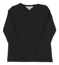 Antracitové žebrované triko H&M