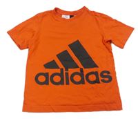 Korálové tričko s logem Adidas