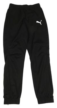 Černé sportovní funkční tepláky s logem Puma