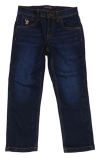 Tmavomodré skinny rifle s logem U.S. POLO ASSN.