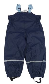 Tmavomodré nepromokavé podšité laclové kalhoty Kiki&Koko