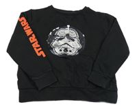 Černá mikina se StarWars z flitrů Next