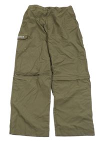 Khaki šusťákové funkční kalhoty Regatta