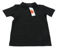 Nové - černé vzorované polo tričko George