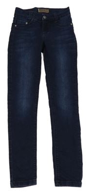Tmavomodré skinny rifle BLUE EFECT