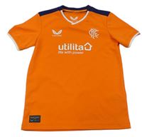 Oranžové sportovní tričko s potiskem Castore