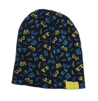 Tmavomodrá čepice se skateboardy X-mail