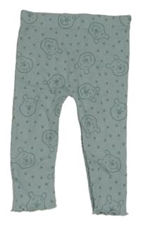 Světlemodré legíny s medvídkem Pú George