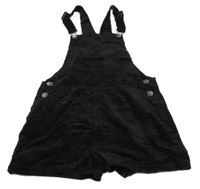 Černé laclové manšestrové kraťasy Next