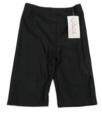 Nové - Černé elastické kraťasy 