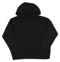 Černá crop mikina s kapucí F&F