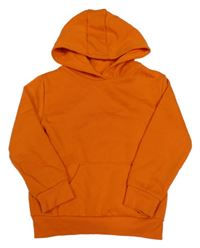 Oranžová mikina s kapucí Primark