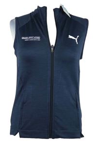 Nové - Dámská tmavomodrá golfová sportovní funkční vesta Puma 
