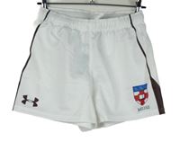 Pánské bílo-hnědé sportovní kraťasy s erbem Under Armour 