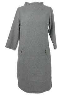 Dámská šedé vzorované šaty Ambria