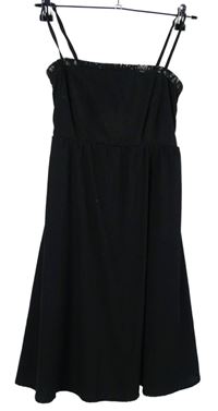 Dámské černé šaty s flitry Even&Odd