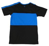 Černo-modré sportovní tričko 
