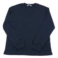 Tmavomodré žebrované triko M&S